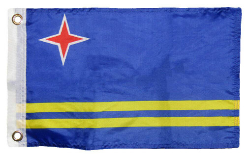 Trade Winds 12x18 12"x18" Country Aruba Boat Motorcycle Polyester Flag Grommets Premium Fade Resistant