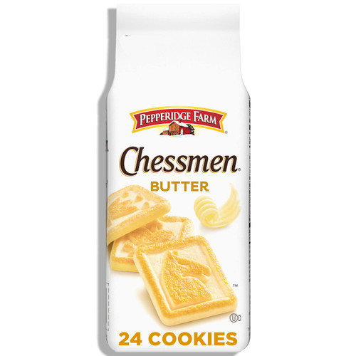 Pepperidge Farm Chessmen Butter Cookies, 7.25 oz. Bag (Packaging may vary)