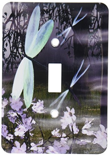 3dRose LSP_47986_1"Dragonflies with Glowing Wings Toggle Switch