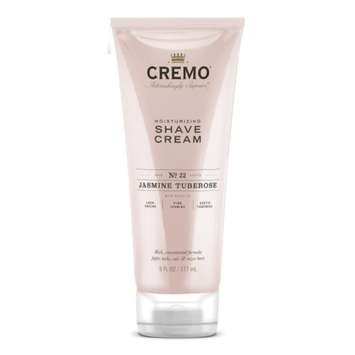 Cremo Jasmine Tuberose (Reserve Collection) Moisturizing Shave Cream, Astonishingly Superior Ultra-Slick Shaving Cream Fights Nicks, Cuts and Razor Burn, 6 Fl Oz