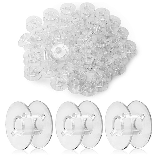 100 Pcs bobbins for Sewing Machine, Plastic Bobbin, Bobbins Class 15, Bobbins for Singer Sewing Machine Bobbins for Sin-ger/Bro-Ther 100 Pcs bobbins for Sewing Machine, Plastic Bobbin, Bobbins Class 15, Bobbins for Singer Sewing Machine Bobbins for Sin-ger/Bro-Ther