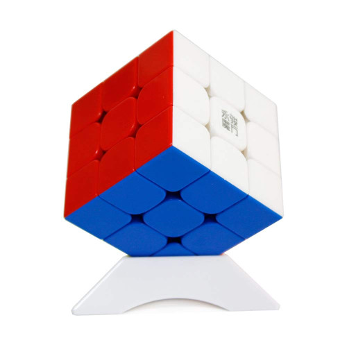 Elloapic YongJun YJ YuLong 2M 3x3x3 V2M Magic Puzzle Cubes Smooth Puzzles Stickerless Multicolor + One Cube Stand