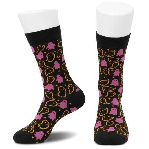 Ghost Socks, Halloween Socks, Halloween Ghost Socks, Gifts For Halloween, Funny Socks, Crazy Socks, Novelty Gifts, Casual Cotton Crew Socks Gift. (026)
