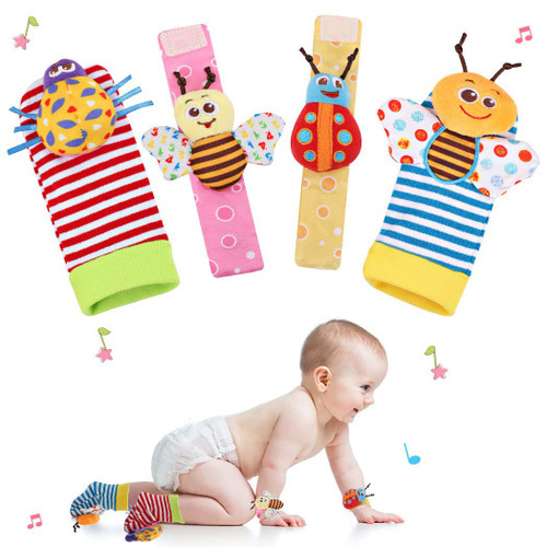 Baby Rattle Toys 0-6 Months, Infant Rattle Socks 3-6 Months,Wrist Rattles and Foot Rattle Toys for Babies,Baby Shower Present for Newborn Boys Girls Baby Rattle Toys 0-6 Months, Infant Rattle Socks 3-6 Months,Wrist Rattles and Foot Rattle Toys for Babies,Baby Shower Present for Newborn Boys Girls