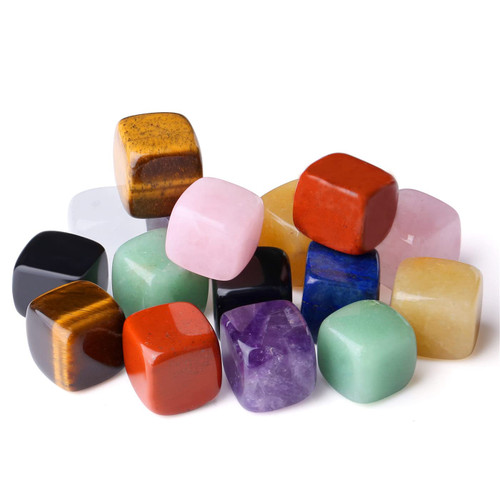 LAIDANLA 10PCS Healing Crystals Mixed Stones Set Rose Quartz Amethyst Obsidian Lapis Lazuli Labradorite Gemstones Polished Cube Square Stone Reiki meditation Wicca Power Balancing Crystal LAIDANLA 10PCS Healing Crystals Mixed Stones Set Rose Quartz Amethyst Obsidian Lapis Lazuli Labradorite Gemstones Polished Cube Square Stone Reiki meditation Wicca Power Balancing Crystal