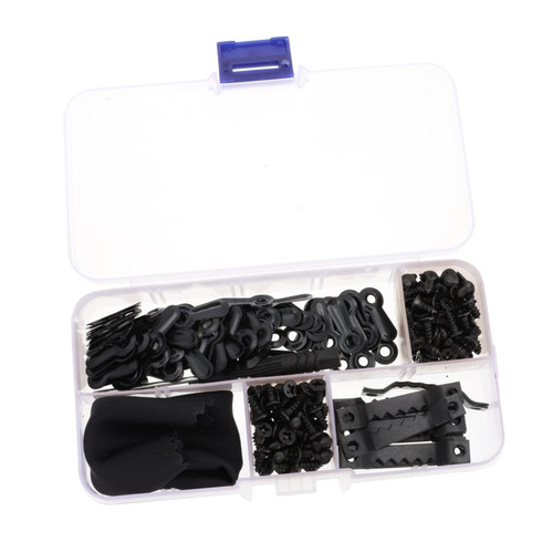 DOITOOL 1 Set Photo Frame Sawtooth Hook Photo Portfolio Sawtooth Picture Hangers Sawtooth Hanger Hook Photo Frame Hook Button Kit Frame Hanging Kit Combinations Picture Frame to Turn Steel