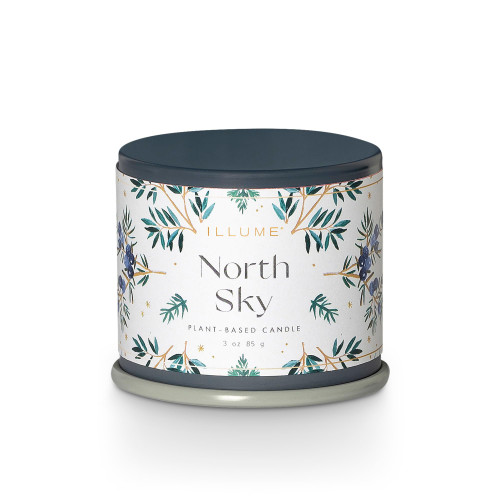 ILLUME Demi Vanity Tin Candle, North Sky