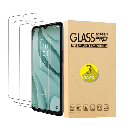 Tznzxm [3-Pack] Screen Protector for TCL 40XE 5G Tempered Glass,Tempered Glass for TCL 40 XE Screen Protector,Case Friendly 9H Hardness HD Anti-Scratch, Bubble Free Film for TCL 40XE 5G