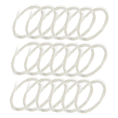 VICASKY 12pcs Strings Guitar String Guitar Accessory Guitar Parts - Resistant Guitar Bass Guitars Classical Guitar Bass Accessories Guitar Accessories Major Tension Metal White