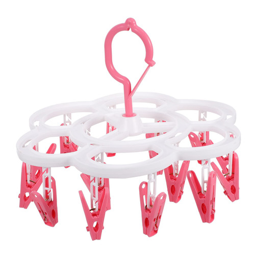 Alipis 1 Pc Drying Hangers for Clothes Collapsible Hangers for Clothes Laundry Hanger Folding Hangers drip Drying Hanger Folding Clothes Rack Non-Slip pp Baby Towel Rack