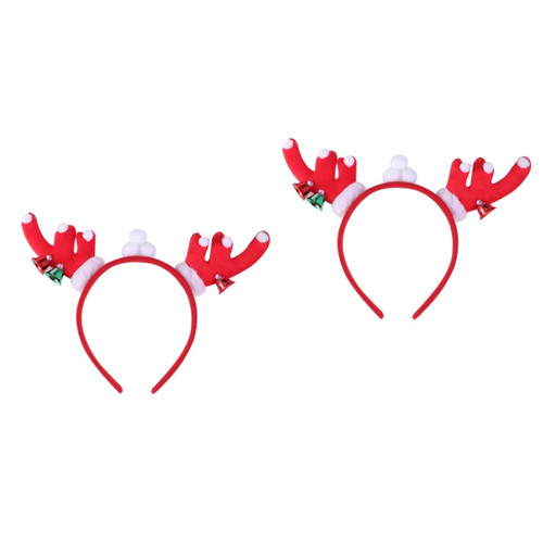 BESTOYARD Hair Headband 2pcs new year headwear cosplay reindeer christmas headband christmas elk headbands christmas headwear hair hoop antler hair christmas headdress headgear antlers BESTOYARD Hair Headband 2pcs new year headwear cosplay reindeer christmas headband christmas elk headbands christmas headwear hair hoop antler hair christmas headdress headgear antlers