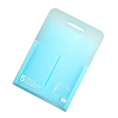 MAGICLULU File Holder Expanding File Pockets Accordion Bill Folders Document Folders 5 Pockets Accordion Folder Receipt Plastic Accordion Folder Plastic Folders A4 Paper Pp Combination