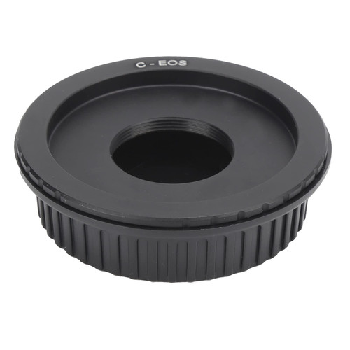 Hilitand for C? Lens Adapter Ring with Back Cap for C Mount Lens to for Canon EF/EF?S Camera
