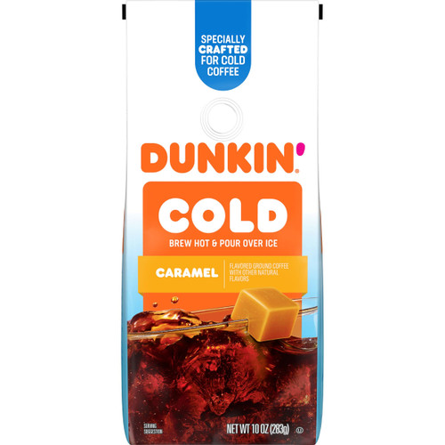 Dunkin' Cold Caramel Flavored Ground Coffee, 10oz