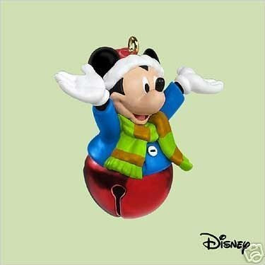 Hallmark 2004 Keepsake Miniature Ornament Mickey Mouse Welcome Sound QXM5231
