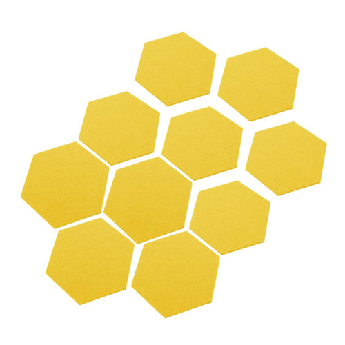 Tofficu 10pcs Sound Insulation Felt Board Soundproofing Panels Photos Display Wall Board Acoustic Board Sound Proof Soundproofing Felt Panels Felt Pin Board Tiles Memo Board Mini 3D