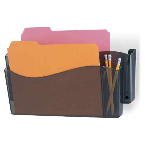 Officemate Unbreakable Wall File, 4-in-1, Smoke (21661)
