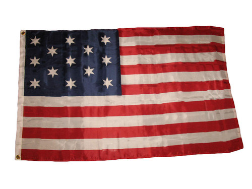 Trade Winds 3x5 1777 US Hopkinson's 6 Star United States Premium Flag 3'x5' Banner Grommets Premium Fade Resistant Trade Winds 3x5 1777 US Hopkinson's 6 Star United States Premium Flag 3'x5' Banner Grommets Premium Fade Resistant