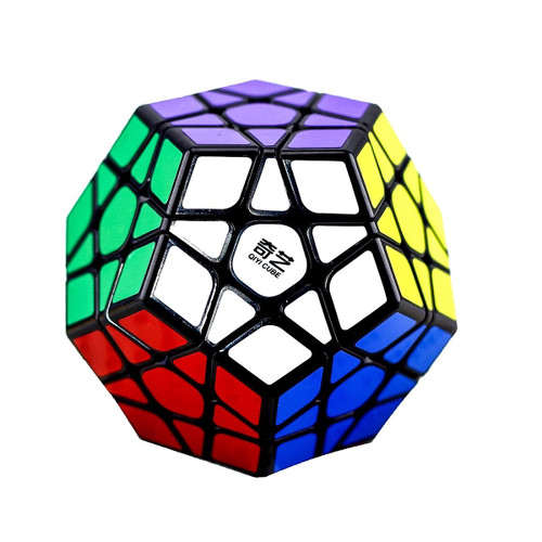 Megaminx Speed Cube, 3x3x3 Pentagonal Speed Cube Dodecahedron Magic Cube Puzzle Black