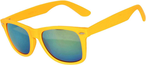 Kids Polarized Mirror Lens Sunglasses Protect Child's Eyes Matte Yellow