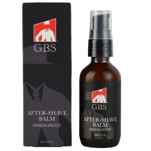 G.B.S Aftershave Balm Sandalwood, for Men Razor Irritation and Ingrown Hairs