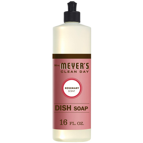 MRS. MEYER'S CLEAN DAY Liquid Dish Soap, Biodegradable Formula, Rosemary, 16 fl. oz MRS. MEYER'S CLEAN DAY Liquid Dish Soap, Biodegradable Formula, Rosemary, 16 fl. oz