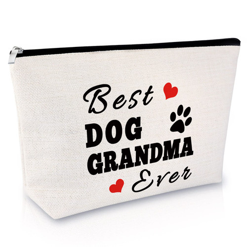 Sfodiary Dog Grandma Gifts Dog Lovers Gift Best Dog Grandma Ever Makeup Bag Pet Owner Rescue Gift Cosmetic Bag Animal Lovers Gift for Women Birthday Mothers Day Gift Travel Cosmetic Pouch Sfodiary Dog Grandma Gifts Dog Lovers Gift Best Dog Grandma Ever Makeup Bag Pet Owner Rescue Gift Cosmetic Bag Animal Lovers Gift for Women Birthday Mothers Day Gift Travel Cosmetic Pouch