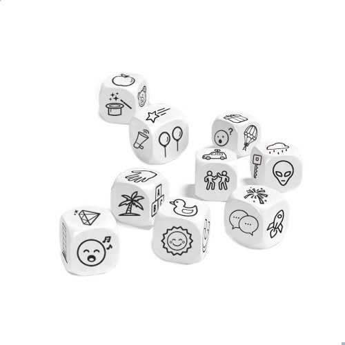 Happy Story 9 Cubes Bundle Dices - A Happy Trip Telling and Oral Language Dice 54 Images Unlimited Stories Combination Iconic Storytelling Game Imaginative Play for Kids