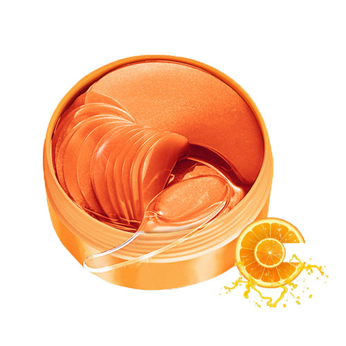 Under Eye Patches for Dark Circles and Puffiness,Vitamin C Eyes Hydro Gel Patches with Collagen Moisturizing Brightens Dark Circles, Tightens Under Eye Skin Anti-Wrinkle Patches (60 PCS)