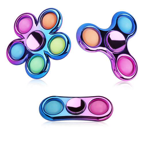 Jawhock 3 Pack Pop Fidget Spinner, Ideal Decompression Fidget Toys Adult Fidget Spinner for Relief, Goodie Bag Stuffers Return Gifts Birthday Party Favors Classroom Carnival Prize for Kids Boys Girls Jawhock 3 Pack Pop Fidget Spinner, Ideal Decompression Fidget Toys Adult Fidget Spinner for Relief, Goodie Bag Stuffers Return Gifts Birthday Party Favors Classroom Carnival Prize for Kids Boys Girls