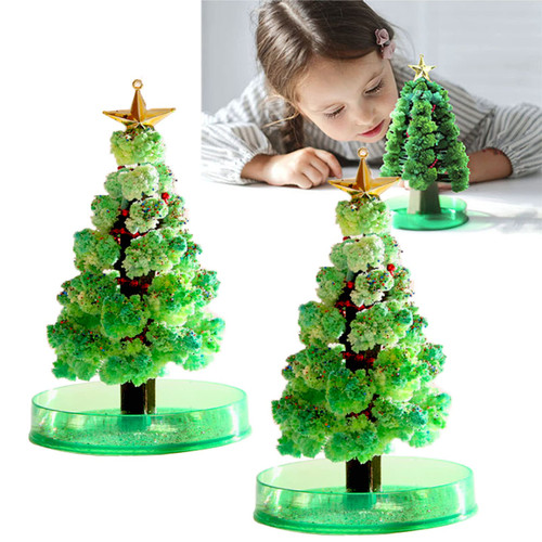 Starhig Magic Growing Crystal Christmas Tree,Kids DIY Magic Growing Xmas Ornaments,Presents Novelty Kit for Kids Funny Educational and DIY Party Toys (2 Pieces) Starhig Magic Growing Crystal Christmas Tree,Kids DIY Magic Growing Xmas Ornaments,Presents Novelty Kit for Kids Funny Educational and DIY Party Toys (2 Pieces)