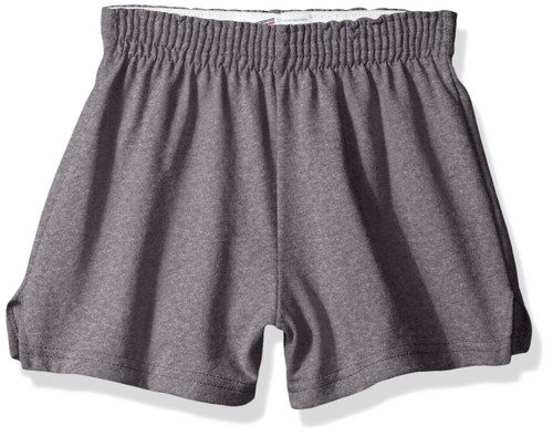 Soffe Girls' Authentic Cheer Short, Grey Heather, Medium (1-Pack)