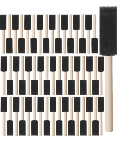 Bates- Foam Paint Brushes, 50 Pack, Foam Brushes 1 inch, Sponge Brushes, Sponge Paint Brush, Foam Brushes for Painting, Foam Brushes for Staining, Paint Sponges, Foam Brushes for Mod Podge Brushes Bates- Foam Paint Brushes, 50 Pack, Foam Brushes 1 inch, Sponge Brushes, Sponge Paint Brush, Foam Brushes for Painting, Foam Brushes for Staining, Paint Sponges, Foam Brushes for Mod Podge Brushes