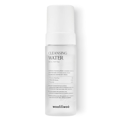 wooliliwoo weakly acidic bubble cleansing water 150ml
