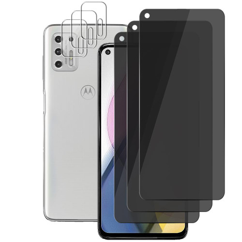 UZWZW (3+3) For Motorola Moto G Stylus 4G 2021 (Not For 5G) (3 Pack) Anti Spy Private Tempered Glass Film Privacy Screen Protector and (3 Pack) Camera Lens Protector, 9H Hardness UZWZW (3+3) For Motorola Moto G Stylus 4G 2021 (Not For 5G) (3 Pack) Anti Spy Private Tempered Glass Film Privacy Screen Protector and (3 Pack) Camera Lens Protector, 9H Hardness