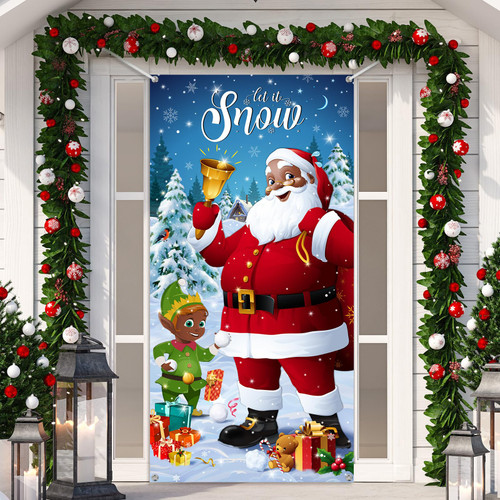 Christmas Decorations Merry Christmas Door Cover Christmas Background Banner Xmas Door Hanging Covers Photo Booth Props for Christmas Party Decorations Supplies, 70.9 x 35.4 Inch (Bright Style) Christmas Decorations Merry Christmas Door Cover Christmas Background Banner Xmas Door Hanging Covers Photo Booth Props for Christmas Party Decorations Supplies, 70.9 x 35.4 Inch (Bright Style)