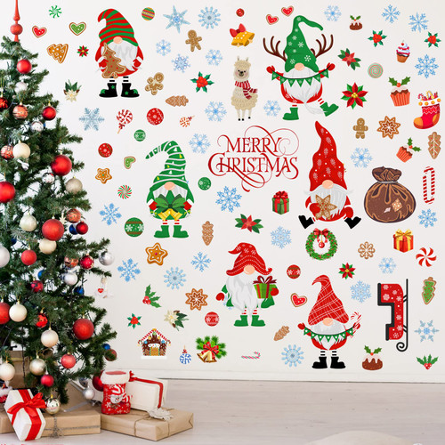 123 Pcs Christmas Gnomes Wall Stickers Fall Wall Decals Winter Snowflakes Wall Decor Fall Decorations Wall Vinyl Stickers for Classroom Kids Birthday Christmas Party Supplies, 6 Sheets(Winter Style) 123 Pcs Christmas Gnomes Wall Stickers Fall Wall Decals Winter Snowflakes Wall Decor Fall Decorations Wall Vinyl Stickers for Classroom Kids Birthday Christmas Party Supplies, 6 Sheets(Winter Style)