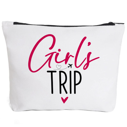 Girls Trip Gifts Favors Weekender Bags for Women Girls Weekend Gifts Bachelorette Party Decorations Bridesmaid Gifts Weekend Bag for Teens Girl Makeup Cosmetic Bag Travel Organizer Girl's Trip