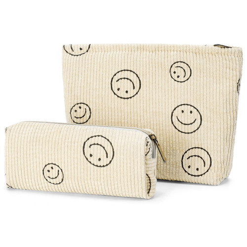 SANYETS Makeup Bag,Cosmetic Bags for Women,Travel Makeup Bag Toiletry Bag,Corduroy MakeUp Organizer Bag,MakeUp Brush Bag with Zipper,Small MakeUp Purse Pouch,Cute Aesthetic Preppy Stuff SANYETS Makeup Bag,Cosmetic Bags for Women,Travel Makeup Bag Toiletry Bag,Corduroy MakeUp Organizer Bag,MakeUp Brush Bag with Zipper,Small MakeUp Purse Pouch,Cute Aesthetic Preppy Stuff