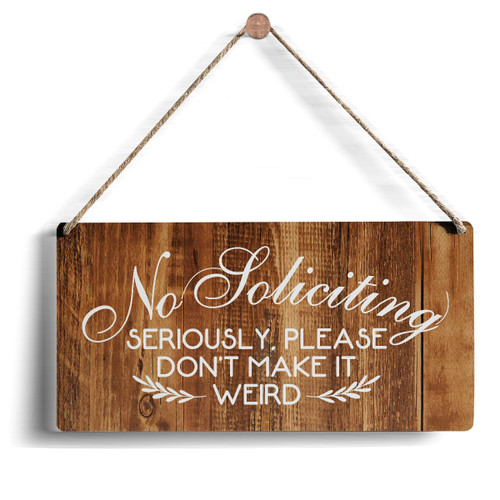 IAXIC No Soliciting Sign for House Farmhouse Wall Hanging Decor for Front Door Farmily Home Office Porch Kitchen Bedroom Entryway Hallway Rustic Wood Sign Housewarming Gifts IAXIC No Soliciting Sign for House Farmhouse Wall Hanging Decor for Front Door Farmily Home Office Porch Kitchen Bedroom Entryway Hallway Rustic Wood Sign Housewarming Gifts