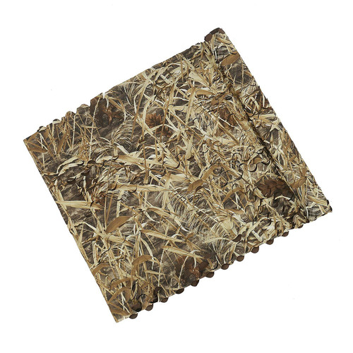 AUSCAMOTEK Duck Hunting Camo Netting Waterfowl Blinds Material for Ground Portable -Dry Grass