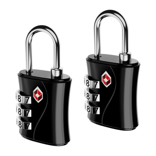 Ankilo TSA Approved Locks, 3-Digit Security Padlock, Luggage Locks TSA Approved, Set Your Own Combination Luggage Lock for Travel, Baggage, Suitcases & Backpacks Ankilo TSA Approved Locks, 3-Digit Security Padlock, Luggage Locks TSA Approved, Set Your Own Combination Luggage Lock for Travel, Baggage, Suitcases & Backpacks