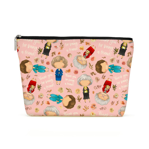 Decohim Cute Pink Sister Makeup Bag Cosmetic Bag Funny Golden Merchandise Decor Stuff TV Show Gifts Friendship Gifts for Fans Teenage Girls Mom Sister Daughter BFF Nurse Birthday Graduation Friendship Decohim Cute Pink Sister Makeup Bag Cosmetic Bag Funny Golden Merchandise Decor Stuff TV Show Gifts Friendship Gifts for Fans Teenage Girls Mom Sister Daughter BFF Nurse Birthday Graduation Friendship