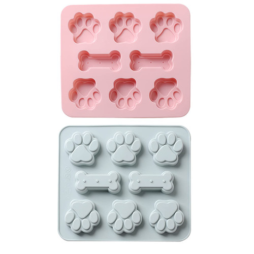 2 Pack Silicone Molds Puppy Dog Paw and Dog Bone Silicone Dog Treat Molds for DIY Baking Chocolate,Candy,Jelly,Ice Cube,Dog Treats 2 Pack Silicone Molds Puppy Dog Paw and Dog Bone Silicone Dog Treat Molds for DIY Baking Chocolate,Candy,Jelly,Ice Cube,Dog Treats