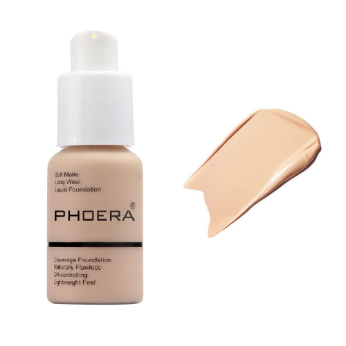 PHOERA Foundation,Flawless Soft Matte Liquid Foundation 24 HR Oil Control Concealer Foundation Makeup,Full Coverage Foundation for Women and Girls (102 Nude) PHOERA Foundation,Flawless Soft Matte Liquid Foundation 24 HR Oil Control Concealer Foundation Makeup,Full Coverage Foundation for Women and Girls (102 Nude)