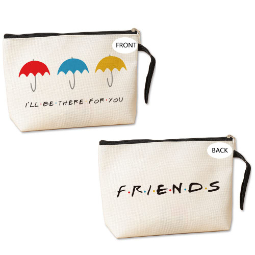Jztco Bestie Gifts for Women, Friendship Gifts for Women, Friends TV Show Christmas Wedding Birthday Gift for Friend, BFF Sister - I'LL be There for YOU Friends Makeup Bag Jztco Bestie Gifts for Women, Friendship Gifts for Women, Friends TV Show Christmas Wedding Birthday Gift for Friend, BFF Sister - I'LL be There for YOU Friends Makeup Bag