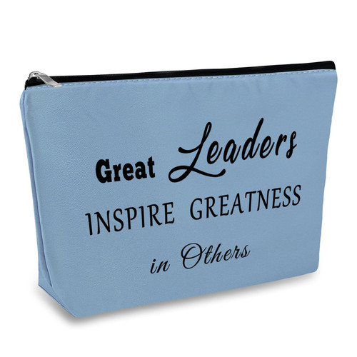 Leaders Gifts for Women Oxford Cloth Cosmetic Bags Leaders Boss Appreciation Gifts Makeup Bag Boss Day Birthday Gift for Leader Supervisor PM Mentor Coach Colleague Retirement Gift Blue Travel Pouch Leaders Gifts for Women Oxford Cloth Cosmetic Bags Leaders Boss Appreciation Gifts Makeup Bag Boss Day Birthday Gift for Leader Supervisor PM Mentor Coach Colleague Retirement Gift Blue Travel Pouch