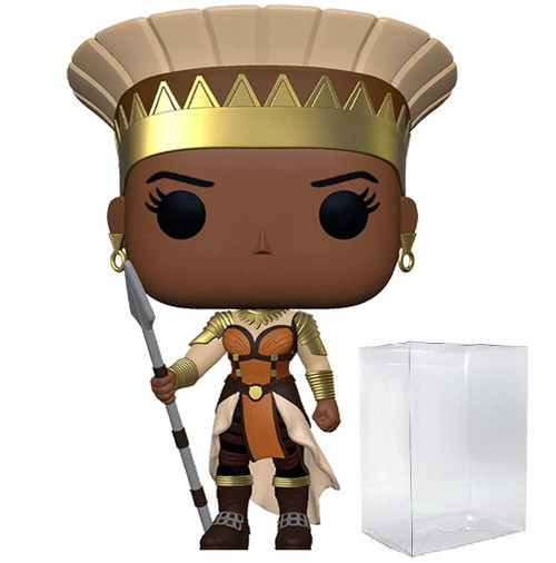 POP Marvel: What If? - Queen General Ramonda Funko Vinyl Figure (Bundled with Compatible Box Protector Case)