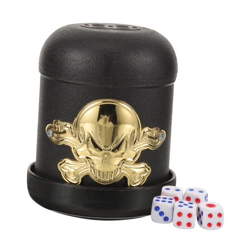 Ktv Game Dice Cups 1 Set dice Shaker Holder Party Props dice Stacking Cup Game Accessory Game dice Holder Useful dice Cup Game Props Game Supplies Plastic Sieve Cup Double line