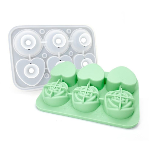 3D Ice Cube Mold Trays 4/6-Grids Rose Ice Balls Easy-Release Silicone Ice Cube Mold For Cocktails Drinks Whiskey Home Ice Cube Tray Silicone Mold Rose-Shaped Ice Cube Mold 3D Ice Cube Mold Trays 4/6-Grids Rose Ice Balls Easy-Release Silicone Ice Cube Mold For Cocktails Drinks Whiskey Home Ice Cube Tray Silicone Mold Rose-Shaped Ice Cube Mold